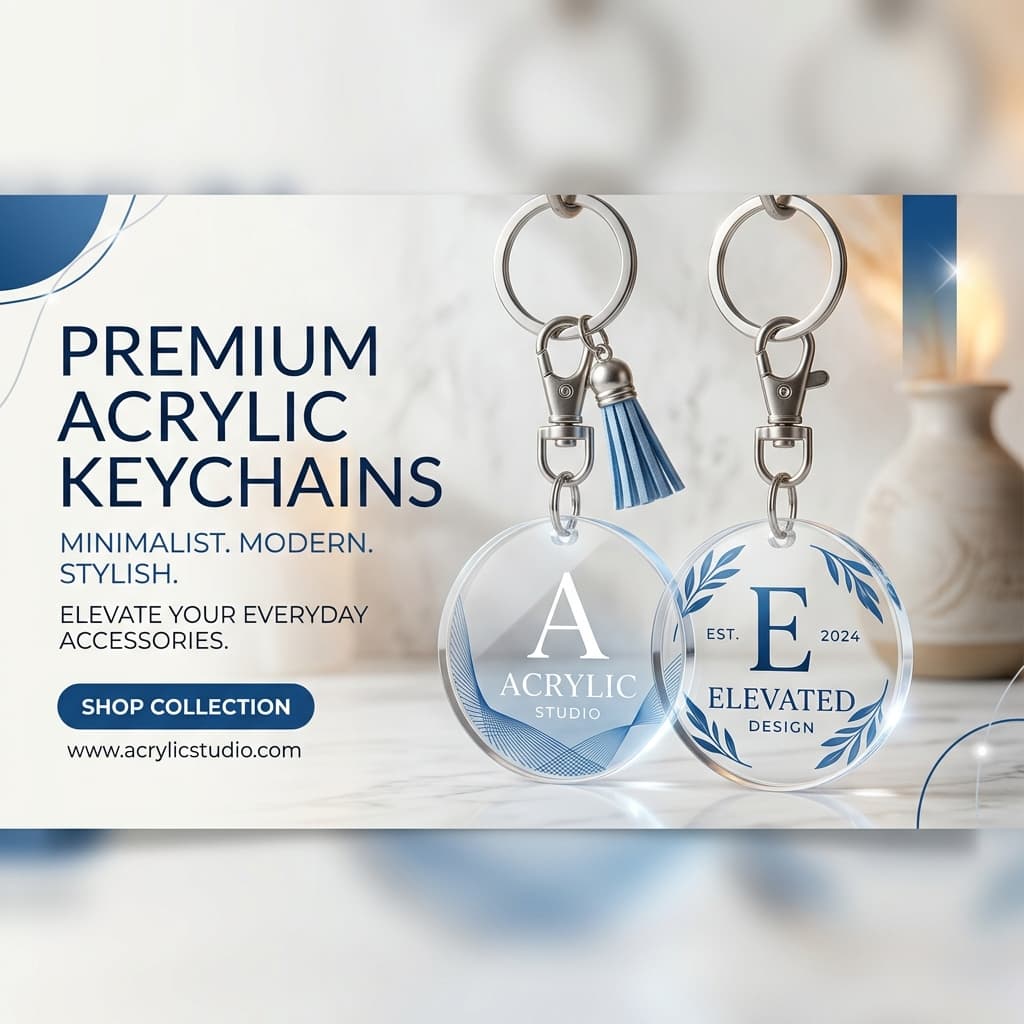 Acrylic Keychain Banner